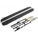 Пороги алюминиевые Rival Black для Toyota RAV4 2019-2021
