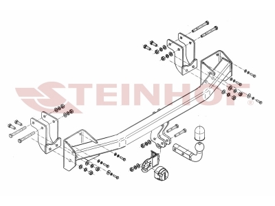 Фаркоп Steinhof шар A для Mitsubishi Outlander 2012-2021