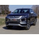 Решётка радиатора нижняя 16 мм ТСС для Mitsubishi L200 2019-2021