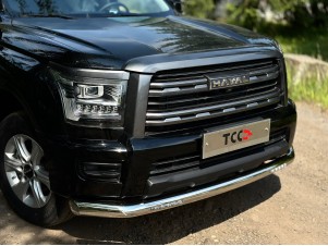 Защита передняя нижняя (с ДХО) 76,1 мм для Haval H5 Diesel 4WD 2024-н.в. №HAVH524-06