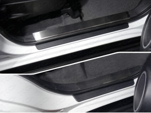 Накладки на пластиковые пороги лист шлифованный 4 шт для Lifan X60 № LIFX6017-02